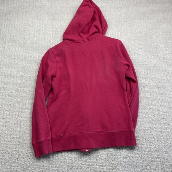 Retro Y2K Oakley Women's Full Zip Hoodie Pink Big Graphic Size XS Stained, read* - Picture 13 of 16
